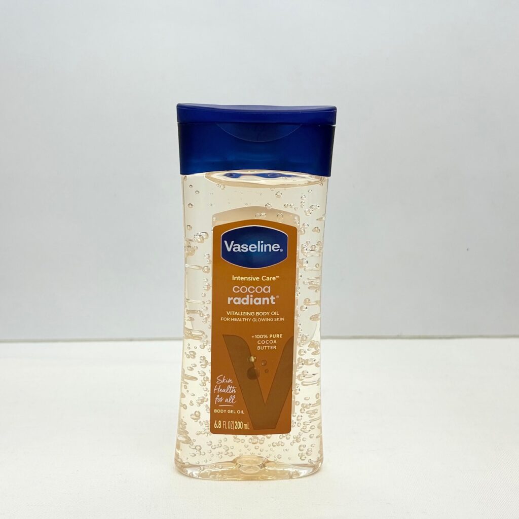روغن ژل بدن وازلین Cocoa Radiant حجم ۲۰۰ میل